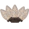 Northlight LED Faceted C9 Christmas Light - Warm White - 66' Brown Wire - 100ct - 2 of 3