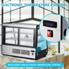 Acekool Commercial Countertop Refrigerator Display Case 5.3 Cu. Ft with Interior LED Lighting & Rear Sliding Door - 3 of 4