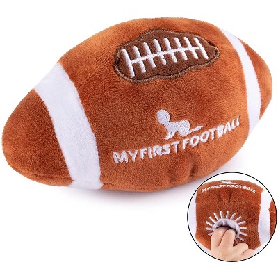 Plush Creations Baby Football Rattle, Ages 0-36 Months