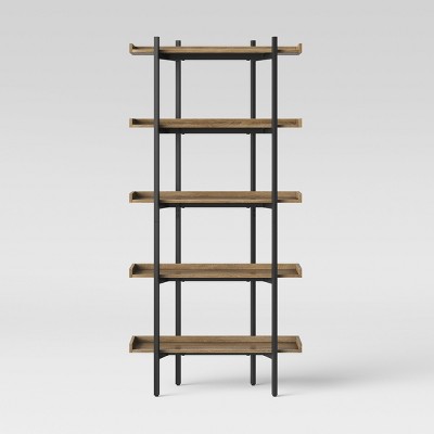 threshold 5 shelf bookcase