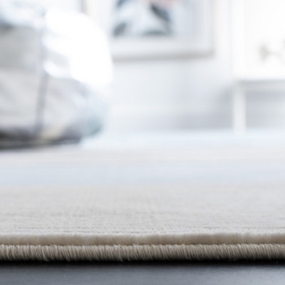 Charcoal and Beige Abstract Rectangular Area Rug, 3' x 5'