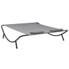 Sun Lounger Cream Oxford Fabric, Polyester, Steel Large  vidaXL - 4 of 4