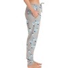 Just Love Womens Buffalo Plaid Knit Jersey Pajama Pants - Buffalo Check Jogger PJ Bottom - 2 of 3