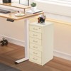 YIYIBYUS Vertical Metal File Cabinet with Lock, Modern Filing Cabinet - 3 of 4