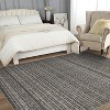 Modern Washable Rug, Foldable Plush-Soft Thin Carpet with Non-Slip Grid Backing, Geometric Print, Stain-Resistant, Easy Clean, Machine-Washable - 2 of 4