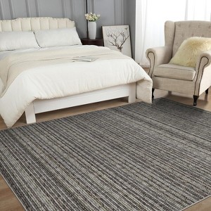 Washable Area Rugs for Living Room Low Pile Printed Braid Rug for Bedroom Modern Aesthetic Non Slip Large Floor Carpet for Living Room Bedroom - 1 of 4