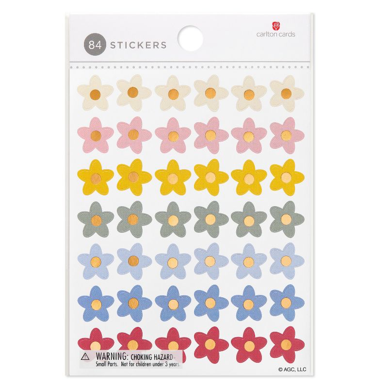 42ct Spring Flower Stickers, 2 of 6