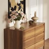 Famapy Mid - Century 6 - Drawer Wooden Dresser，Storage Cabinet with Anti - Tip Safety & Smooth Drawer Slides,Bedroom Storage Dresser - 4 of 4