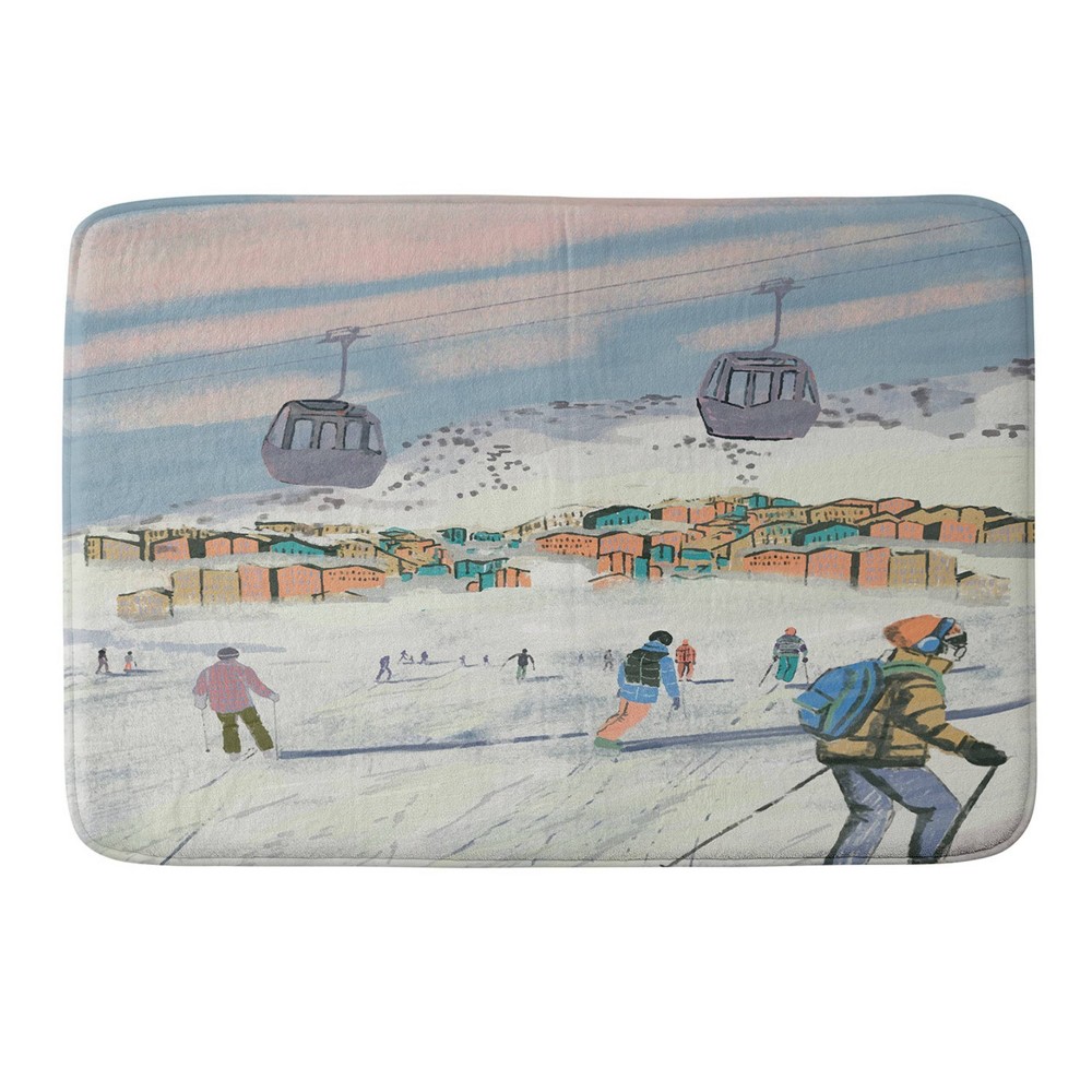 Photos - Bath Mat Deny Designs Britt Does Design Winter Ski Trip Memory Foam 