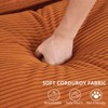 IULULU Modular Sectional Sofa, Oversized Corduroy Couch Comfy Cloud Sectional Couch - 4 of 4