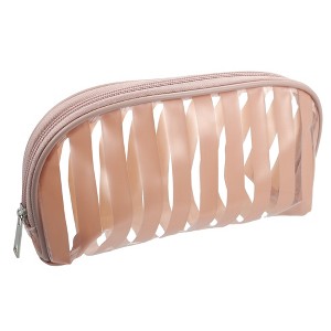 Unique Bargains Zipper PVC Clear Makeup Bag - 1 of 4