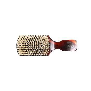 Bass Brushes Imperial Collection - Men's Hair Brush Wave Brush 100% Pure Natural Boar Bristle Medium Firm High Polish Acrylic Handle Tortoise Shell