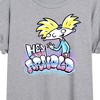 Women's - Hey Arnold! - Airbrush Arnold Oversized Graphic T-Shirt - 2 of 4