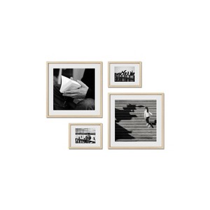 Haus and Hues Harrow Gallery Wall Frame Set with Real Glass and Mat - 1 of 4