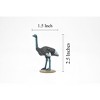 Collectible Wildlife Gifts | Ostrich, Very Nice Plastic Reproduction,   Hand Painted     2 1/2"    F1084 B213 - 3 of 4