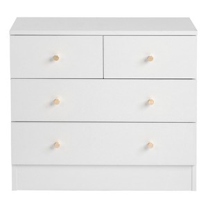 Resenkos 5 Drawer Dresser with Gold Handle, Nursery Dresser Chest Of Drawers Organizer, - 1 of 4