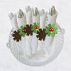 Big Dot of Happiness Woodland Creatures - Baby Shower or Birthday Party Paper Napkin Holder - Napkin Rings - Set of 24 - 3 of 4