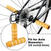 Unique Bargains Universal Aluminum Alloy BMX MTB Bicycle Rear Foot Pegs Footrests for 3/8" Axles 4 Pcs - 2 of 4