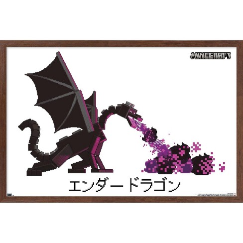 Trends International Minecraft - Ender Dragon Framed Wall Poster Prints - image 1 of 4