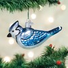 Old World Christmas 2.0 Inch Bright Blue Jay Bird Noisy Fearless Tree Ornaments - 3 of 3