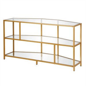 Brass Metal TV Stand 48 in. W - Henn&Hart - 1 of 4