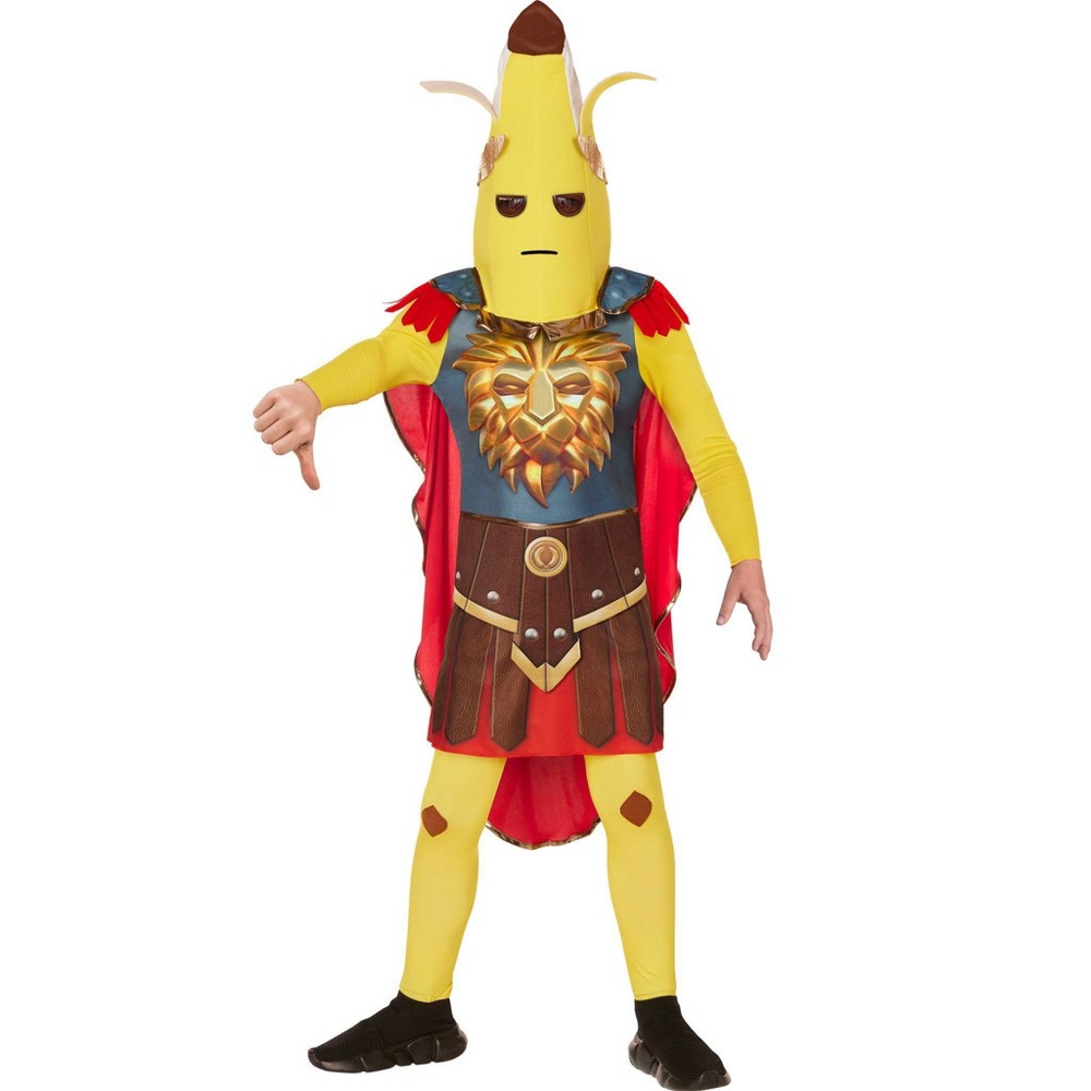 Kids' Fortnite Peely Gladiator Halloween Costume with Mask XL