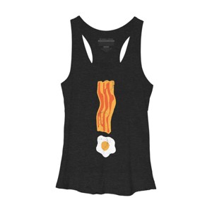 Women's Design By Humans Breakfast is Important!!! By NDTank Racerback Tank Top - 1 of 2