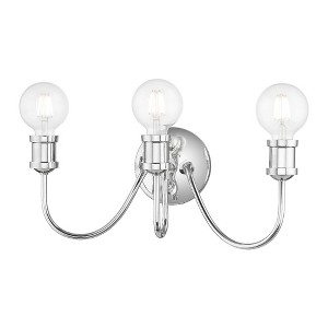 Livex Lighting Lansdale 3 - Light Vanity in  Polished Chrome - 1 of 4