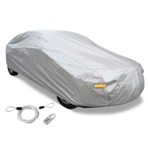 Unique Bargains Yl Car Cover Waterproof Snowproof All Weather For Car  Outdoor Full Car Cover Rain Sun Protection Universal Fit For Sedan  182-190 : Target