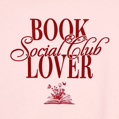 Cat & Jack Girls' Short Sleeve 100% Cotton Relaxed Off the Shoulder 'Book Lover' Graphic T-Shirt - Cat & Jack™ Pink S — фото 3