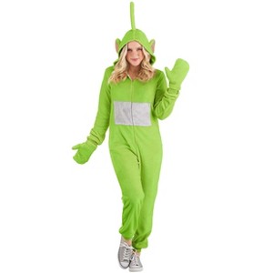 HalloweenCostumes.com Teletubbies Dipsy Adult Jumpsuit Costume - 1 of 4