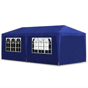 vidaXL Party Tent 10'x20' Blue - 1 of 4