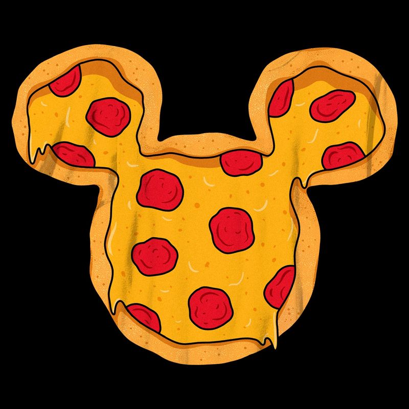 Boy's Disney Mickey Mouse Pizza Silhouette T-Shirt, 2 of 6