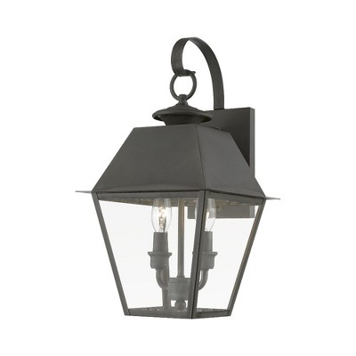 Livex Lighting Wentworth 2 - Light Wall Light in  Charcoal