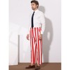 INSPIRE CHIC Men's Straight Fit Color Block Office Work Striped Trousers - 4 of 4