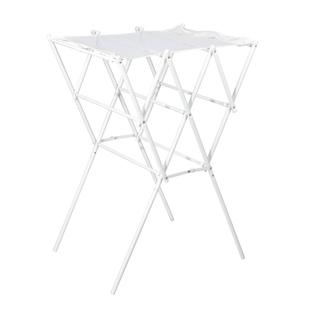 Household Essentials Clothes Drying Rack, Foldable, Expandable & Collapsible: Steel, 22 lb Capacity, 3.4 sq ft Drying Area