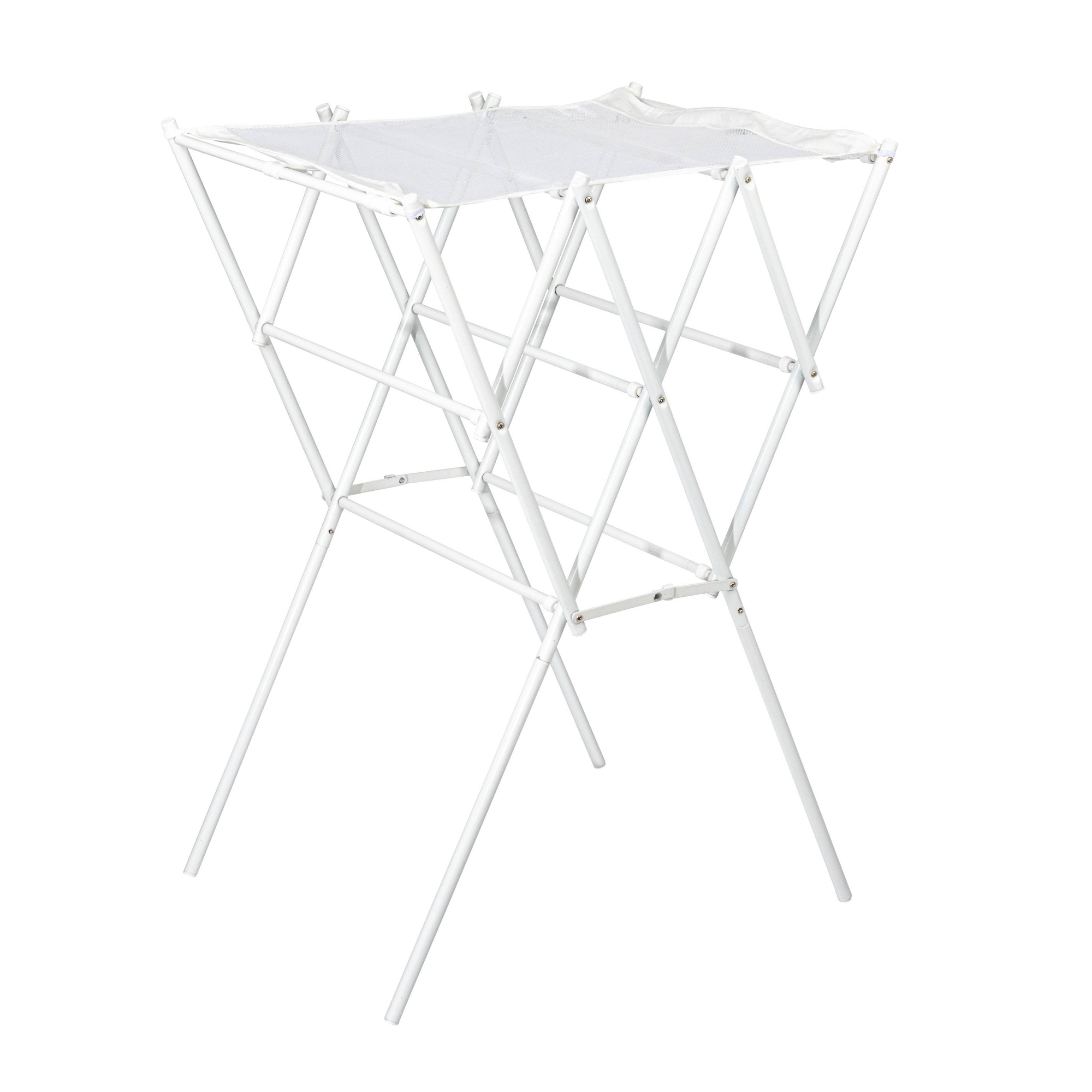 Household Essentials Clothes Drying Rack, Foldable, Expandable & Collapsible: Steel, 22 lb Capacity, 3.4 sq ft Drying Area