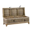 East at Main Bayside Hand Woven Coffee Table with Storage Brown - 4 of 4