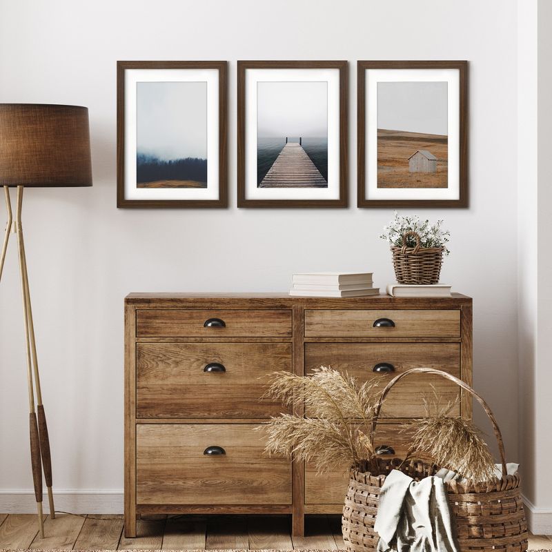 Americanflat Farmhouse Nature Photography By Tanya Shumkina - 3 Piece Gallery Framed Print Art Set -Matted, 3 of 4