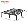 homfan Bed Frame,Heavy Duty Metal Platform with Mattress Slide Stopper, Steel Slat Support,Noise Free,Non-Slip Design,Includes Underbed Storage Space - 3 of 4