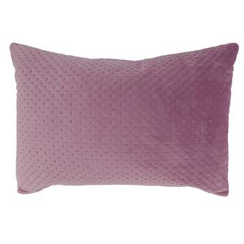 Pinsonic Velvet Design Poly-Filled Throw Pillow - Saro Lifestyle