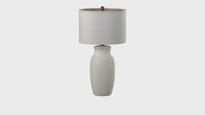 Norsi Table Lamp - Ivory - Safavieh., 2 of 6, play video