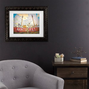 Trademark Fine Art Watson-Hall Nantucket Lightship 2 Boston Matted Framed Art - 1 of 4