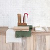 Storied Home Woven Torn Cotton Blend Fabric Roll, Natural and Green, Set of 2 - 2 of 4