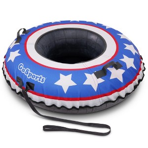 GoSports 44 Inch Heavy-Duty Winter Snow Tube with Premium Canvas Cover - Commercial Grade Sled - 1 of 4