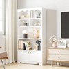 5-Tier Bookcase and Bookshelf, Large 63 Inch Tall Floor Standing Book Shelf, Bookcase Storage Shelves for Bedroom, Living Room, Office - 2 of 4