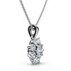 Pompeii3 1/2Ct Lexi Diamond Pendant 14k Gold 18" Necklace Lab Created EF/VS - 3 of 4