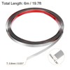Unique Bargains Self-Adhesive Stainless Steel Mirror Finish Peel and Stick Wall Trim - 2 of 4
