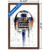 Trends International Star Wars: Saga - Droid Black And Orange Framed Wall Poster Prints - 3 of 4