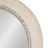 Kate & Laurel All Things Decor 26"x26" Jonesport Round Wall Mirror Natural - 2 of 4